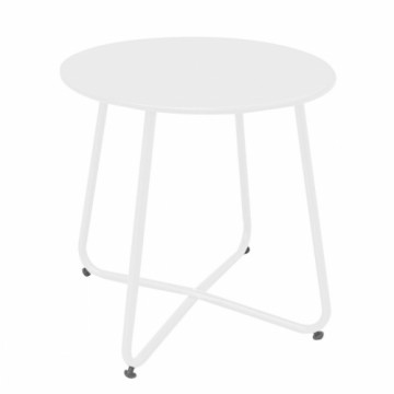 Bigbuy Home Вспомогательный стол Luna Сталь Белый 45 x 45 cm