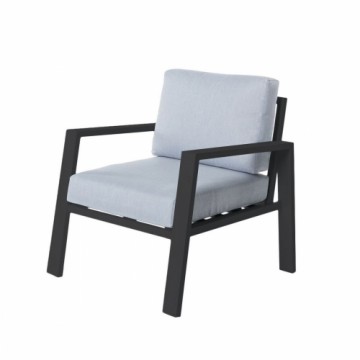 Bigbuy Home Садовое кресло Thais 73,20 x 74,80 x 73,30 cm Графитовый Алюминий