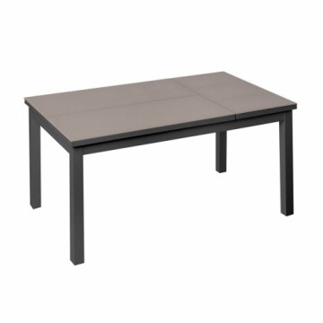 Bigbuy Home Pusdienu galds Agnes 100 x 60 x 48,5 cm Alumīnijs