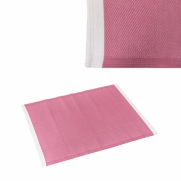 Outdoor rug Andros Pink White polypropylene