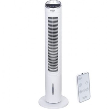 Adler  
         
       AD 7855	 Tower Air Cooler, Number of speeds 3, 60 W, Oscillation, Diameter 30 cm, White