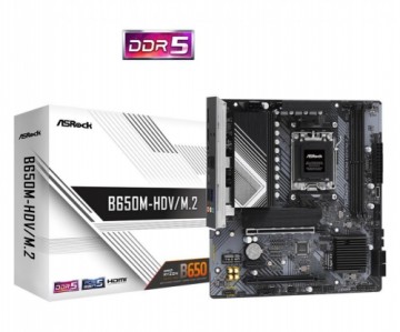 Asrock  
         
       MB AMD B650 SAM5 MATX/B650M-HDV/M.2