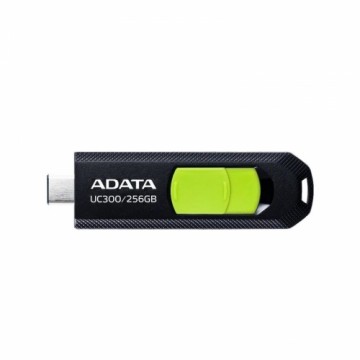 ADATA  
         
       FlashDrive  UC300 256 GB,  USB 3.2 Gen 1, Black/Green