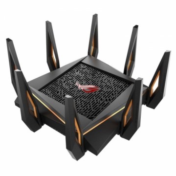 Asus  
         
       GT-AX11000 Tri-band WiFi Gaming Router ROG Rapture 802.11ax, 10/100/1000 Mbit/s, Ethernet LAN (RJ-45) ports 4, Antenna type 8xExternal, 2 x USB 3.1 Gen 1