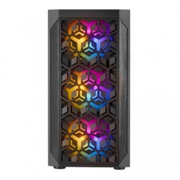 ATX Pus-torņveida Kārba Mars Gaming MCMESH Caja PC Gaming Micro ATX 3x Ventilador FRGB Negro