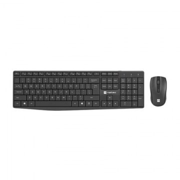 Natec Keyboard and Mouse   Squid 2in1 Bundle Keyboard and Mouse Set, Wireless, US, Black