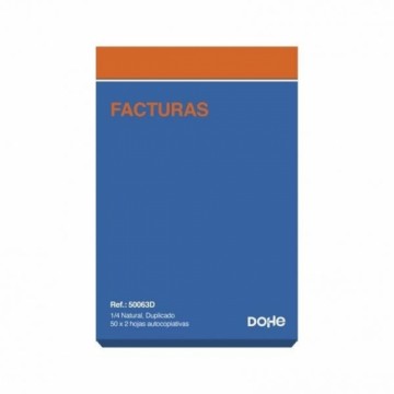 Invoice Check-book DOHE 50063D 1/4 10 Pieces 100 Sheets