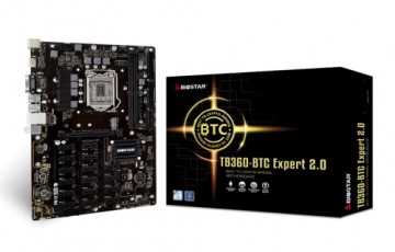 Biostar Motherboard TB360 BTC Expert