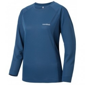 Mont-bell Krekls COOL Long Sleeve T W L Navy