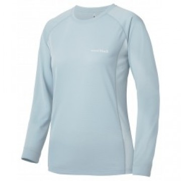 Mont-bell Krekls COOL Long Sleeve T W XL Light Blue