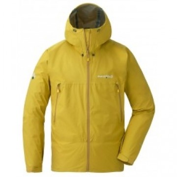 Mont-bell Jaka Rain Trekker jacket M L Mustard