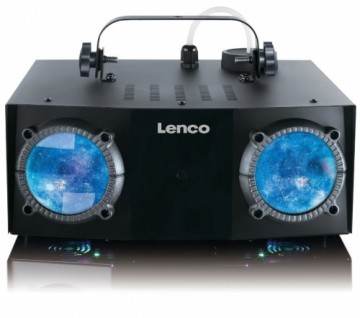 LENCO LFM-110BK - DUAL MATRIX PARTY LED LIGHT AND FOG MACHINE