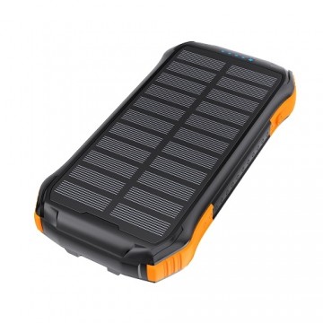 Power Bank with Solar Panel CHOETECH 10000 mAh, 2xUSB