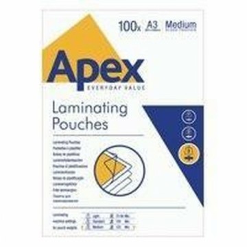 Laminating Pouches Fellowes 100 Предметы Чёрный Прозрачный A3