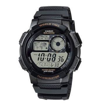 Unisex Pulkstenis Casio WORLD TIME ILLUMINATOR (48 mm)