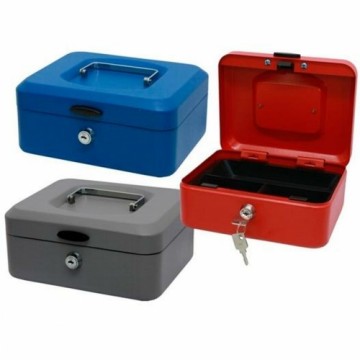 Safe-deposit box Bismark 20 x 9,5 x 15 cm Metal Multicolour