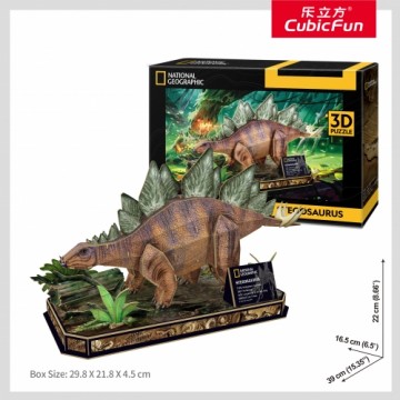 Cubicfun CUBIC FUN National Geographic 3D Puzle Stegozaurs