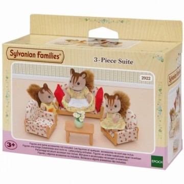 Аксессуары для кукольного домика Sylvanian Families Sofa + 2 Armchairs + Table