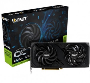 Palit Graphic card GeForce RTX 4070 DUAL OC 12GB GDDR6X 192bit 3DP