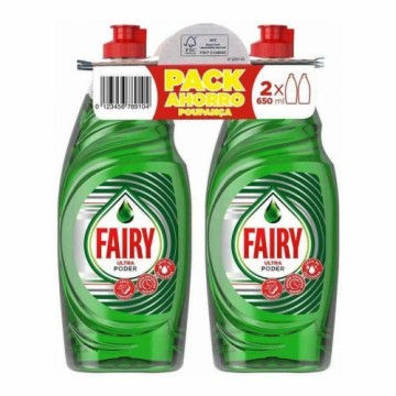 гель для мытья посуды Fairy Fairy Ultra Poder Lavavajillas Concentrado Lote 650 ml (2 x 650 ml)