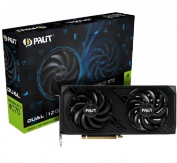 Palit Graphic card GeForce RTX 4070 DUAL 12GB GDDR6X 192bit 3DP