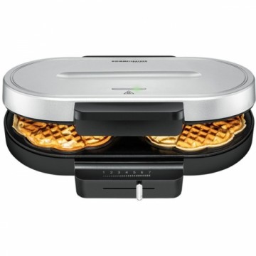 Rommelsbacher waffle machine WA 1250, waffle maker (black/silver)