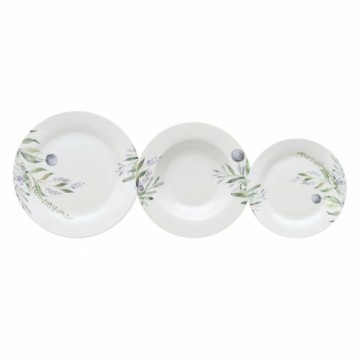 Tableware 18 Pieces Porcelain Lavendar