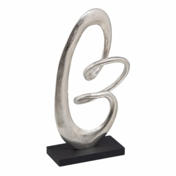 Decorative Figure 24 x 10 x 42 cm Black Silver