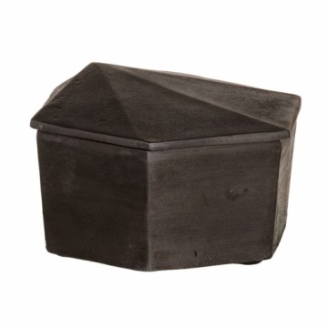 Bigbuy Home Daudzfunkcionāla Kaste Pelēks Alumīnijs 15 x 15 x 9 cm