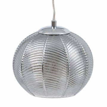 Ceiling Light 20 x 20 x 15,5 cm Crystal Silver Iron Ø 20 cm