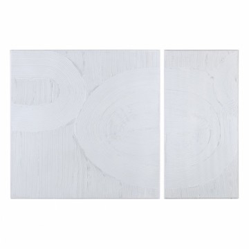 Bigbuy Home Полотно 135 x 3,5 x 90 cm Абстракция (2 штук)