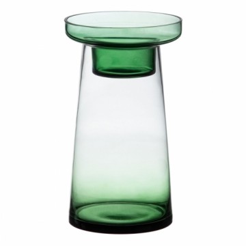 Bigbuy Home Svečturis 16,5 x 16,5 x 28,5 cm Zaļš Stikls