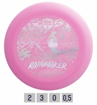 Discgolf DISCMANIA Putter D-LINE FLEX 3 Rainmaker Eagle Mcmahon Pink 2/3/0/0,5