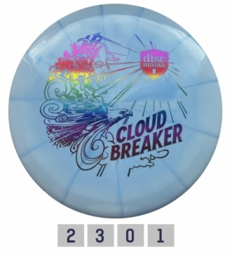 Discgolf DISCMANIA Putter LUX VAPOR Cloud Breaker April Jewels Blue/White 2/3/0/1