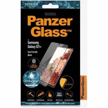 PanzerGlass  
       -  
       Samsung, Galaxy S21+ Series, Antibacterial glass, Black, Antifingerprint screen protector, Case Friendly, Compatible with the in-screen fingerprint reader