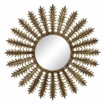 Wall mirror 90 x 1,75 x 90 cm Golden DMF