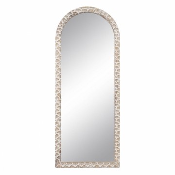 Bigbuy Home Настенное зеркало 61 x 2 x 152 cm Деревянный Белый