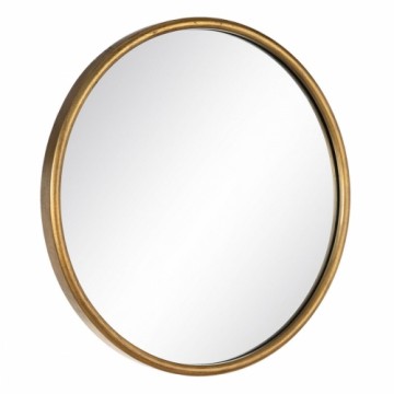 Wall mirror 51 x 2,5 x 51 cm Golden Metal