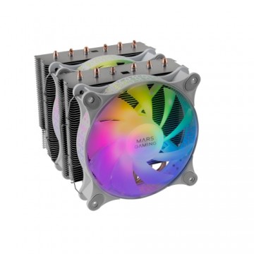 Mars Gaming MCPU-XT CPU Cooler Dual Tower Cooling 300W 2x120mm ARGB Dzesētājs procesoram