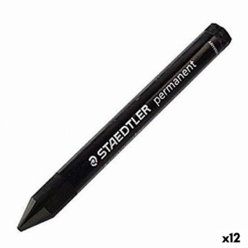 Wax crayon Staedtler Lumocolor 236-9 Чёрный (12 штук)