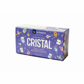 Краски La Pajarita Crystal 6 Предметы Разноцветный