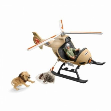 Радиоуправляемый вертолет Schleich Animal Rescue + 3 years 16 Предметы