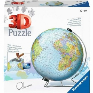 3D Puzle Ravensburger Single Color Globe Unique 540 Daudzums