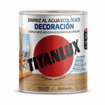 Water-based varnish TITANLUX m20100014 Ekoloģisks 250 ml Bezkrāsains Mirdzošs