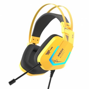 Gaming headphones Dareu EH732 USB RGB (yellow)