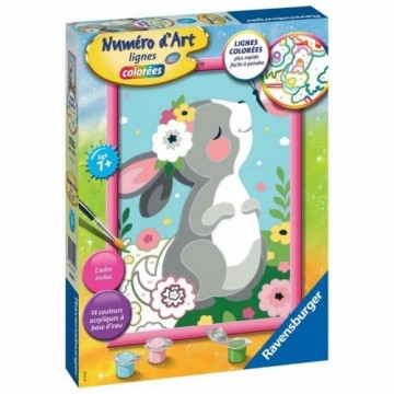 Krāsojamie attēli Ravensburger Rabbit and Butterfly