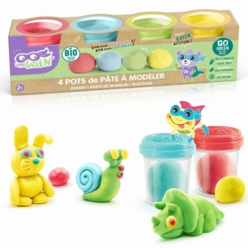 Пластилиновая игра Canal Toys Organic Modeling Clay 4 штук