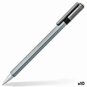 Pencil Lead Holder Staedtler Triplus Micro 774 Grey 0,5 mm (3 Pieces) (10 Units)