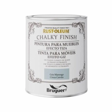 Paint Bruguer Rust-oleum Chalky Finish 5733887 Furniture 750 ml Dark grey