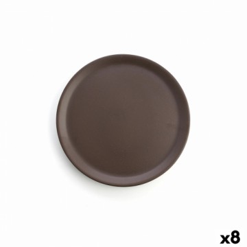 Плоская тарелка Anaflor Vulcano Мясо Кафель Коричневый Ø 31 cm (8 штук)